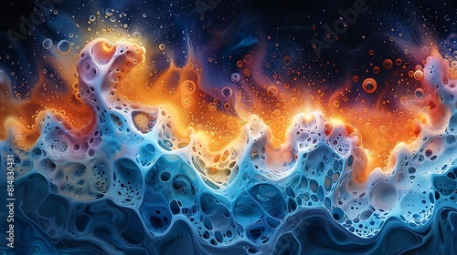 Behold the intricate patterns that emerge as substances interact, creating a visual symphony that transcends the boundaries of science.