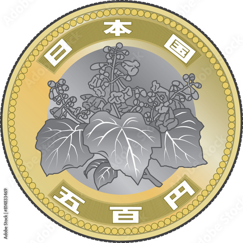 500円玉グラデ