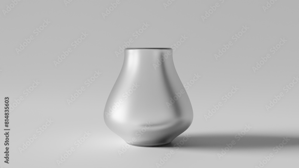 a silver vase sitting on a table a silver vase sitting on a table