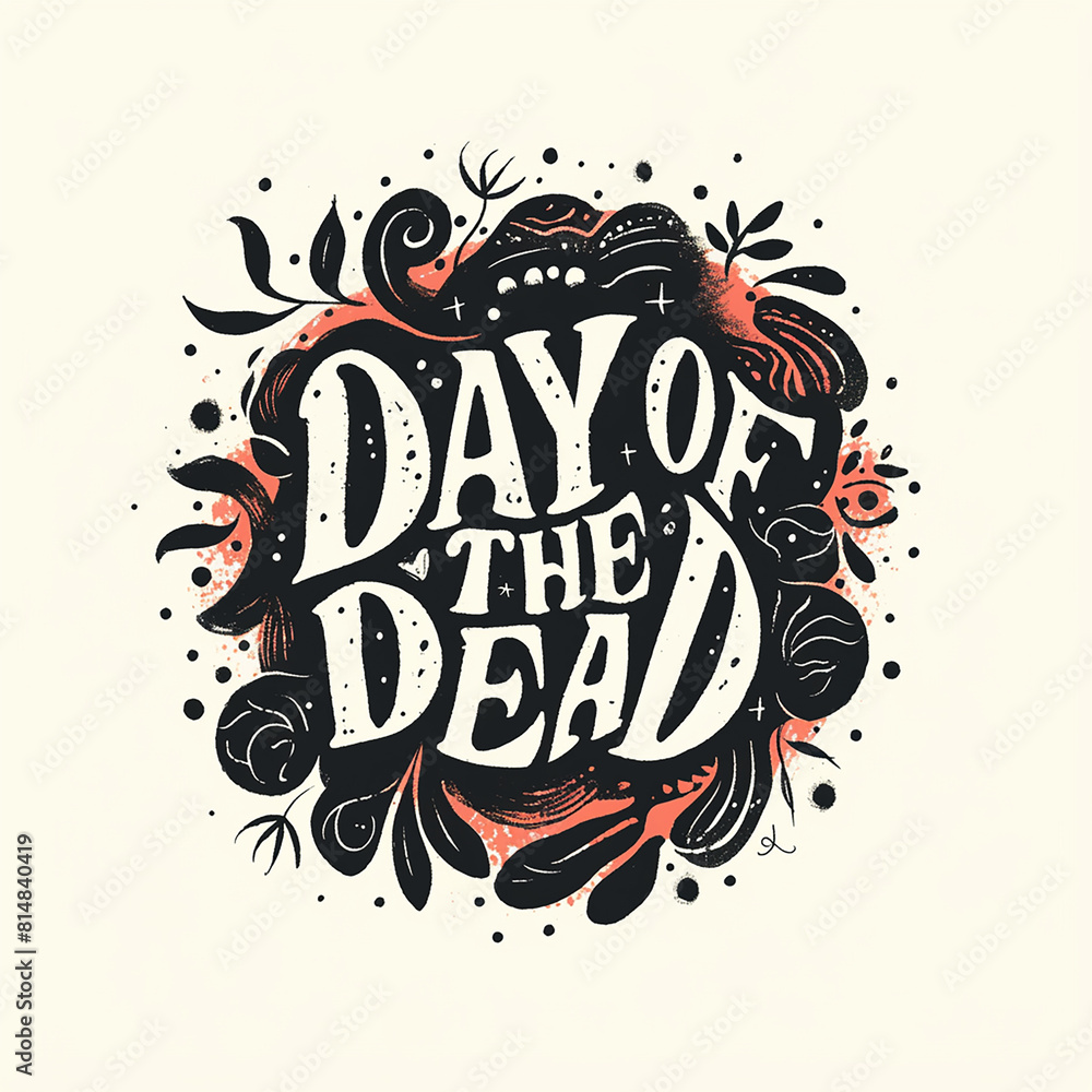 Logo Day of the dead is a Mexican holiday. It is a time to remember and honor the deceased