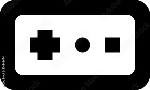 game controller round (2) Simple Outline Minimalist Icons for UI and Buttons.svg