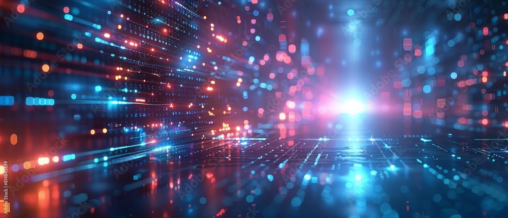 Obraz premium Future, Digital Technology, Cyber, Future Technology