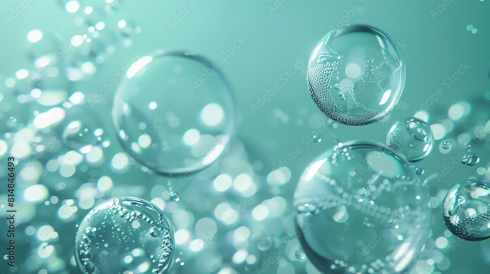 Bubbles in water flat design, side view, bubble theme, animation, Monochromatic Color Scheme Bubbles in water flat design, side view, bubble theme, animation, Monochromatic Color Scheme