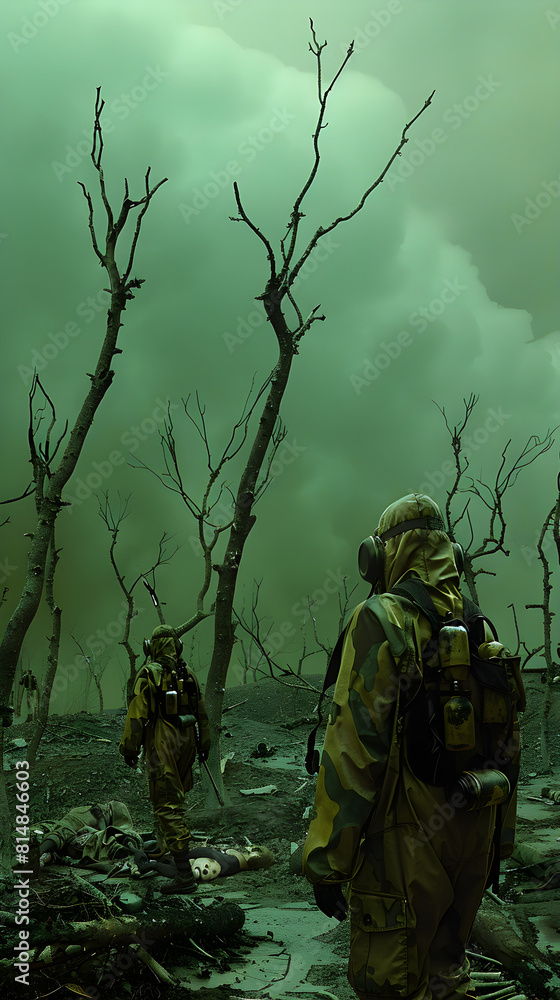 The horrifying aftermath: representation of a landscape poisoned by VX nerve gas exposure