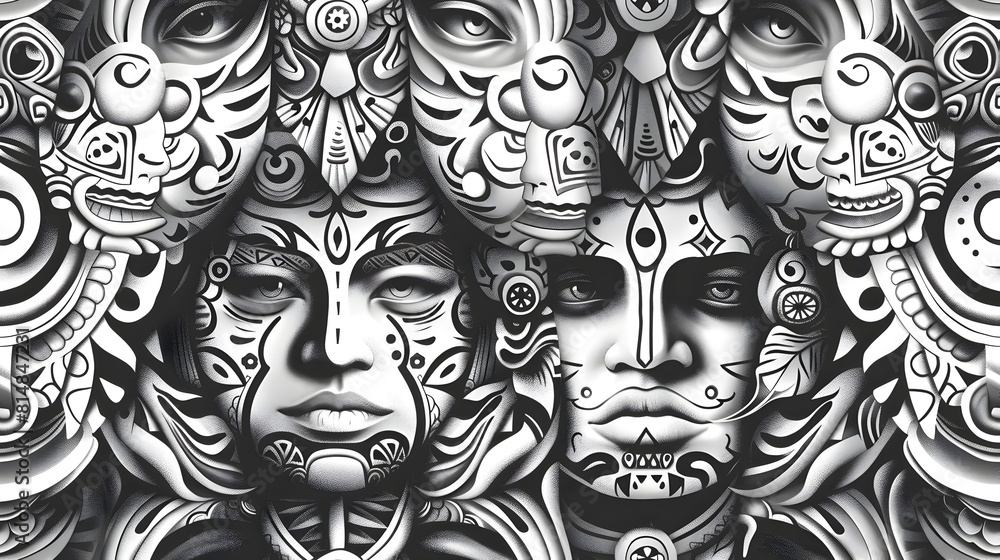 Mesmerizing Monochrome Metamorphosis A Surreal Psychedelic Journey through Intricate Patterns and Fluid Shapes Mesmerizing Monochrome Metamorphosis A Surreal Psychedelic Journey through Intricate Patterns and Fluid Shapes