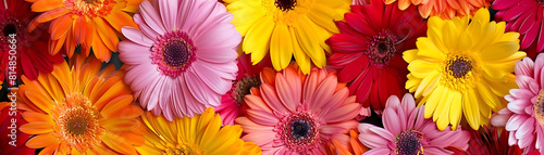 colorful flower pattern featuring pink  yellow  and orange blooms