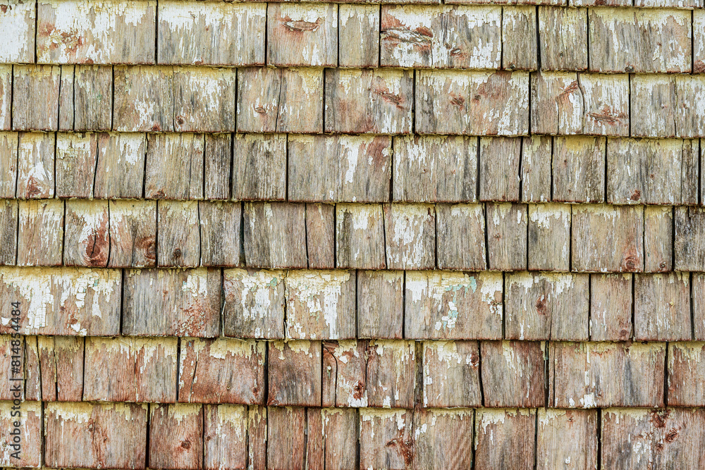 old wooden wall of weathered and worn wooden shingles grey brown tones texture patter room for text shot on a wharf in nova scotia old wooden wall of weathered and worn wooden shingles grey brown tones texture patter room for text shot on a wharf in nova scotia