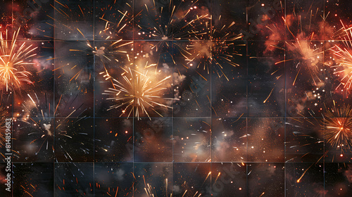 Explosive Beauty: Celebrating Independence with Photo Realistic Fireworks Tiles for a Bang!