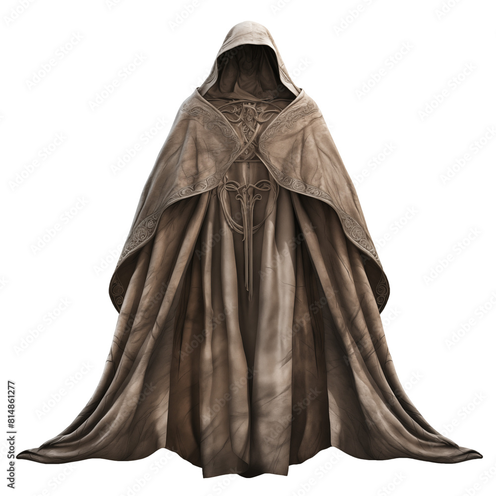 Naklejka premium halloween robe transparent background