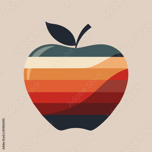             Apple icon logo vector illustration.
