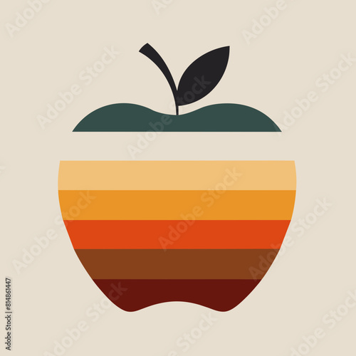             Apple icon logo vector illustration.
