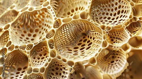 3D Abstract Backgrounds crochet gold colors