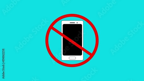 Not allow mobile phone sign animation.
