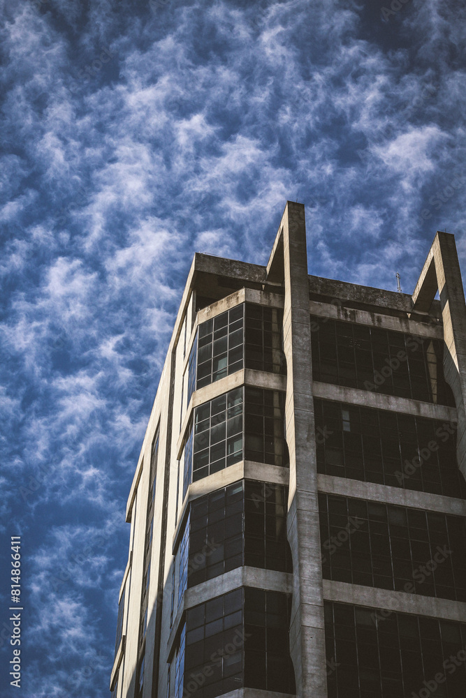 office building with sky and clouds in the background, São Paulo Building office building with sky and clouds in the background, São Paulo Building