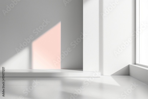 Wallpaper Mural The minimal interior space is empty and brightly lit Torontodigital.ca