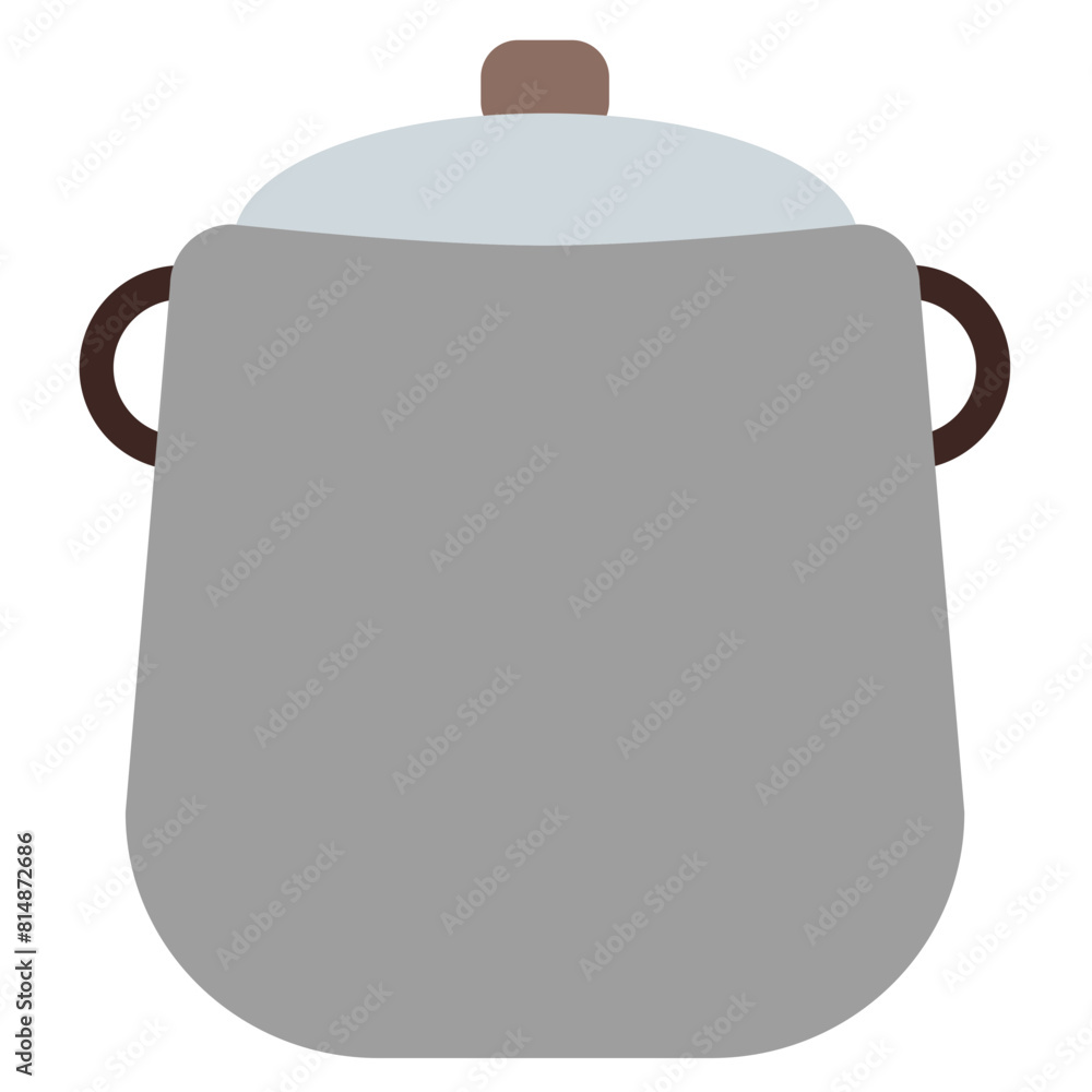Obraz premium Pot Icon in Flat Style