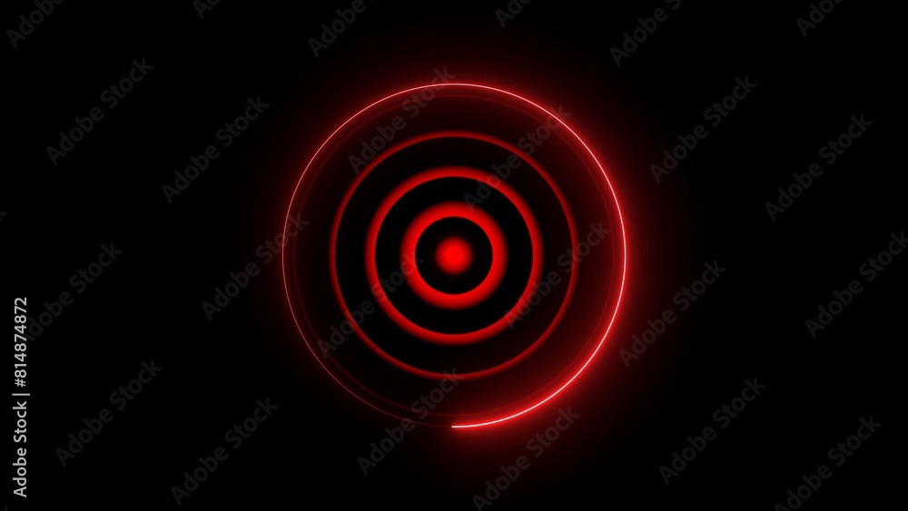 Radio waves background. network tower produced radio wave concept with neon line circle. Radio waves background. network tower produced radio wave concept with neon line circle.