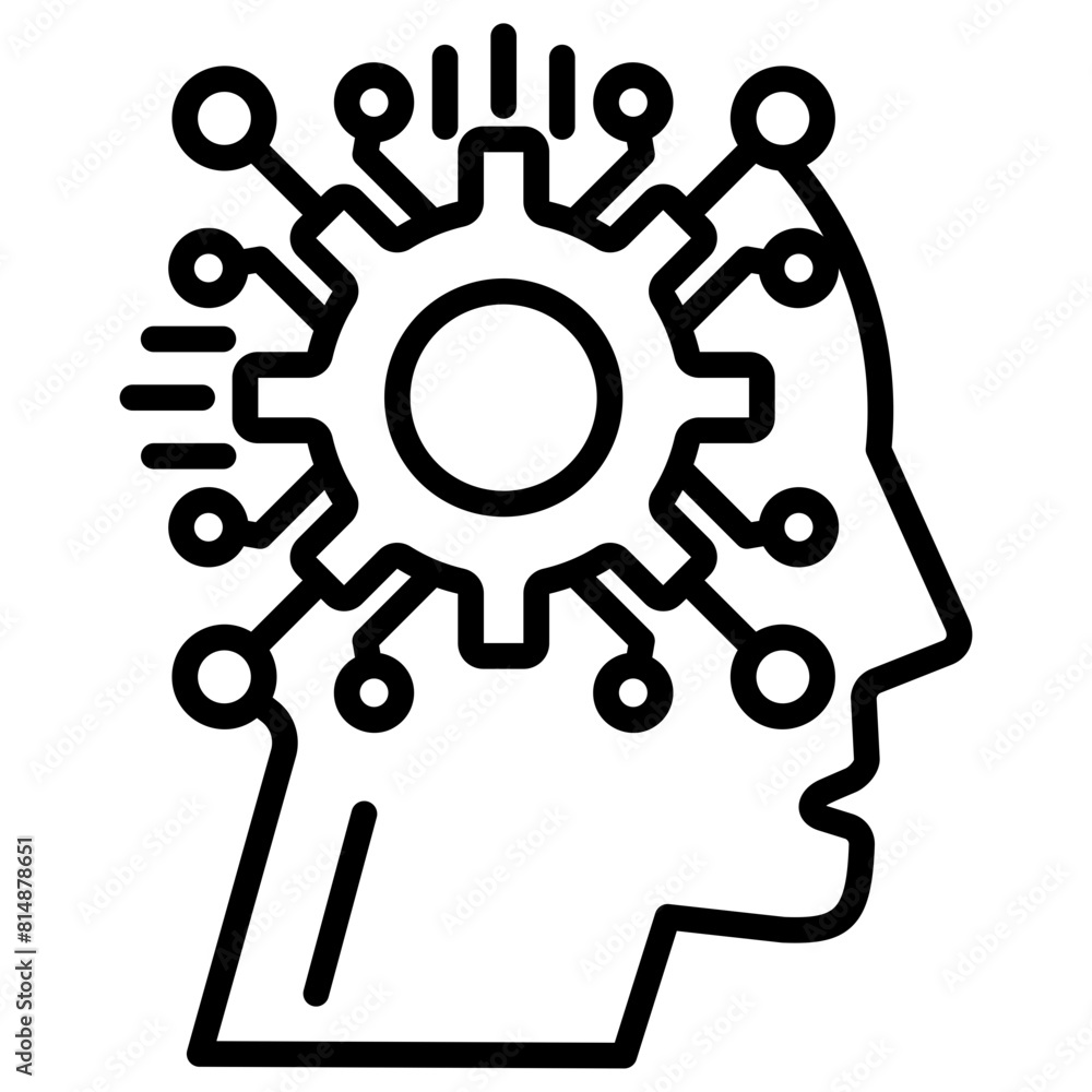Artificial Intelligence Icon Artificial Intelligence Icon