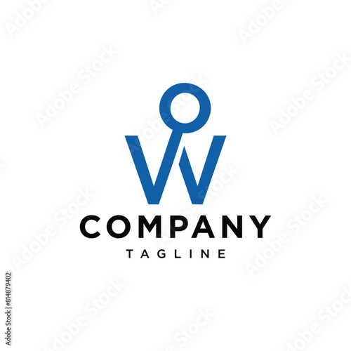 Letter W magnifying glass logo vector template Free Download Letter W magnifying glass logo vector template - GFXLoad