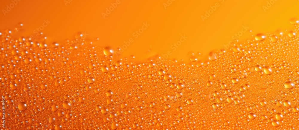 Copy space image available with an orange textured surface dotted with small particles for a background effect Copy space image available with an orange textured surface dotted with small particles for a background effect