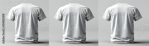 White T-Shirt Mockup with Transparent Background photo