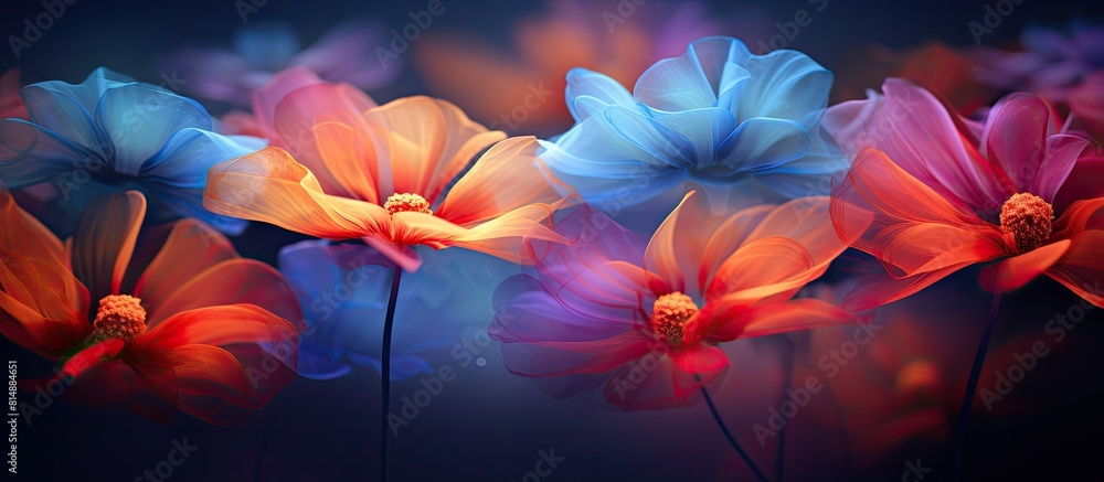 Copy space image of abstract flowers creating a background that allows you to add your own text Copy space image of abstract flowers creating a background that allows you to add your own text