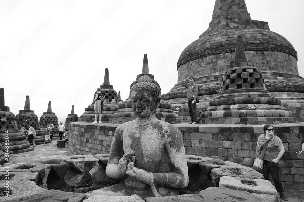 Fototapeta premium burobudur, indonisia, architecture