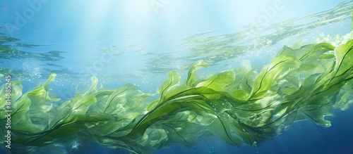 Hokkaido s Hidaka Kelp a type of seaweed found in the region. Copyspace image photo