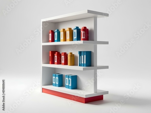 shelves with books