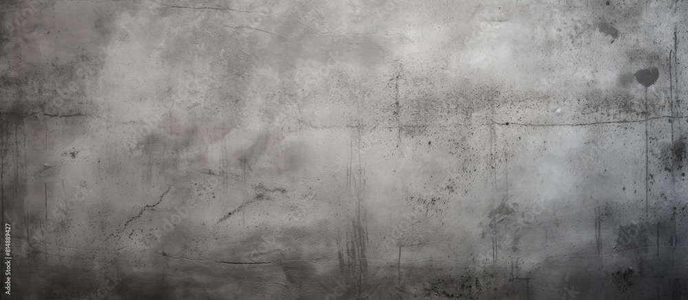 Obraz premium A copy space image of a textured gray concrete wall with a grunge style background