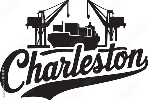 Charleston Ship Silhouette Vector