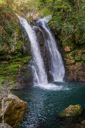 Molise, the waterfalls of Carpinone