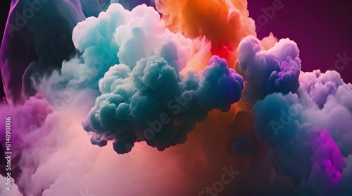 colorfull smoke background