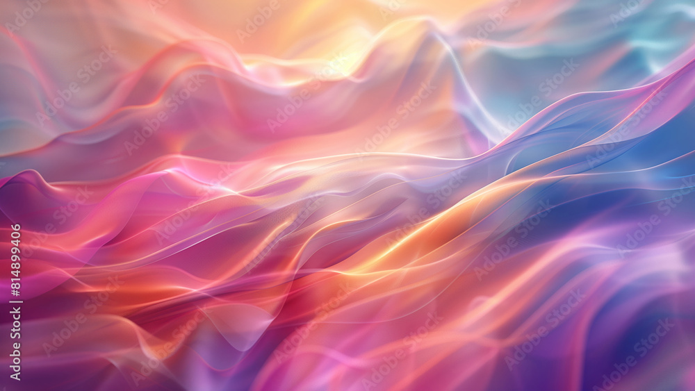 Abstract Vibrant Waves on a Smooth Gradient Background Featuring Rich Colors and a Flowing Silk-Like Texture Ideal for Design and Art Projects 8K Wallpaper High-resolution Abstract Vibrant Waves on a Smooth Gradient Background Featuring Rich Colors and a Flowing Silk-Like Texture Ideal for Design and Art Projects 8K Wallpaper High-resolution