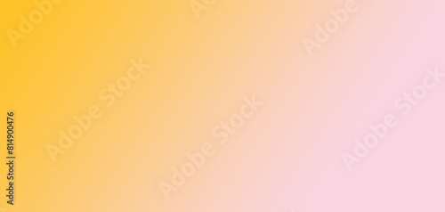 Simple yellow - pink gradient background. Background for design, print and graphic resources.  Blank space for inserting text.
