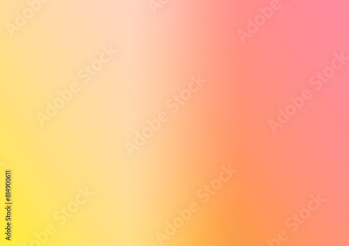 Yellow-pink horizontal background. Background for design, print and graphic resources.  Blank space for inserting text.
