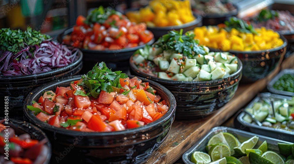 Table Topped With Bowls of Various Vegetables Table Topped With Bowls of Various Vegetables