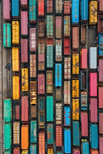 Tracks of Trade A Kaleidoscope of Global Logistics