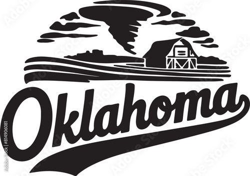 Oklahoma Tornado Landscape Vector