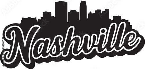 Nashville Skyline Silhouette