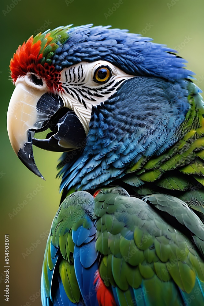 Majestic Parrot Portraits: Stunning Close-Ups of Exotic Plumage