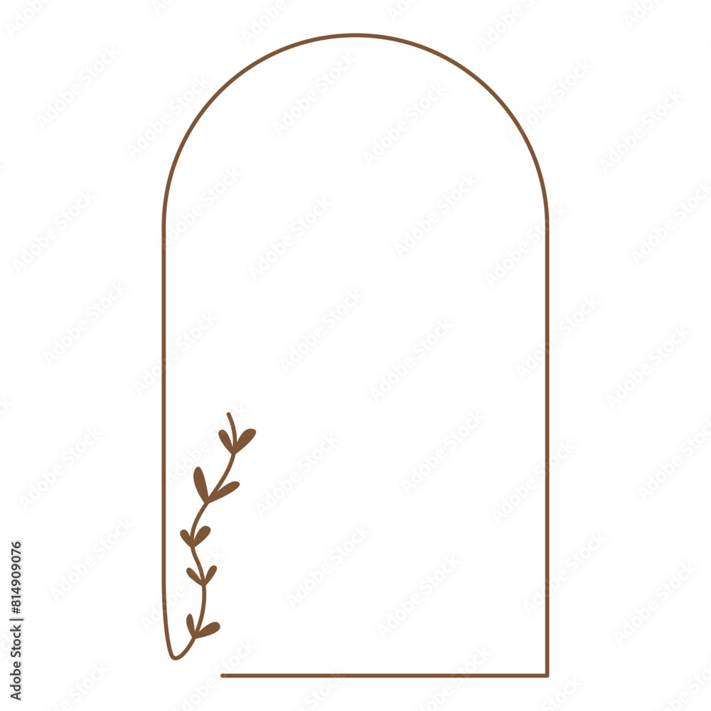 Aesthetic Line Art Arch Frame Aesthetic Line Art Arch Frame