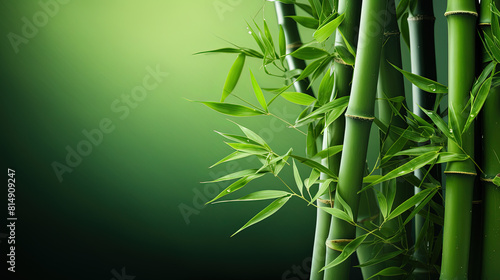 Green bamboo wallpaper.
