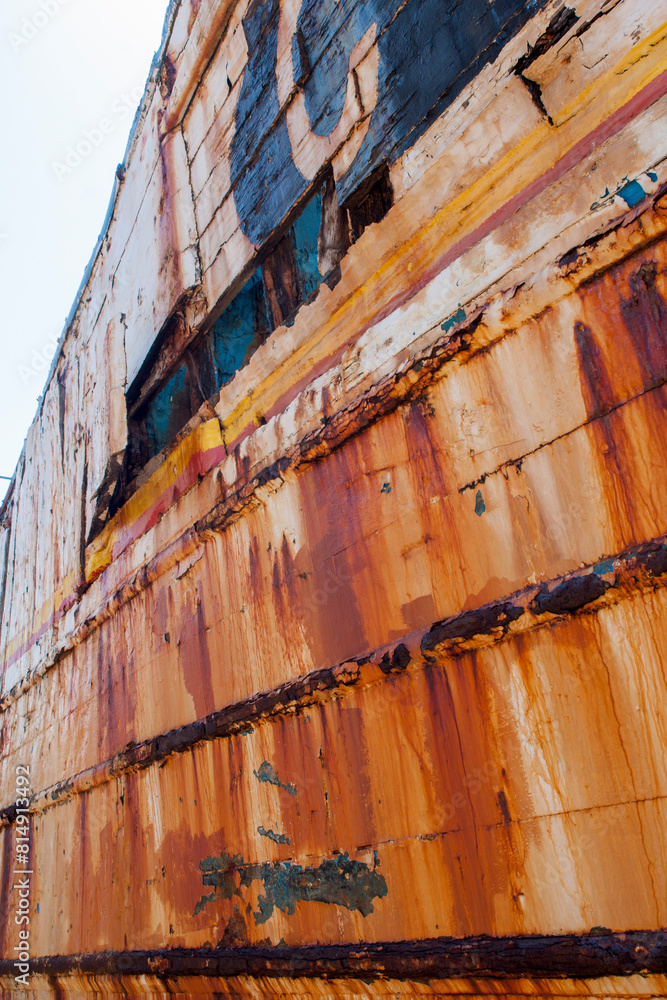 Obraz premium Épave de bateau de pêche