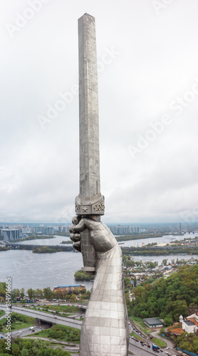 Motherland Monument at National Museum in Kyiv, Ukraine