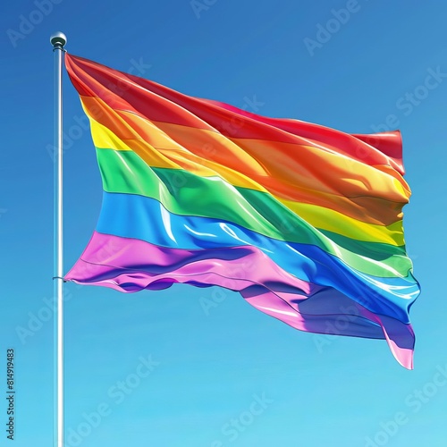 The rainbow flag is a symbol of the LGBTQ+ community