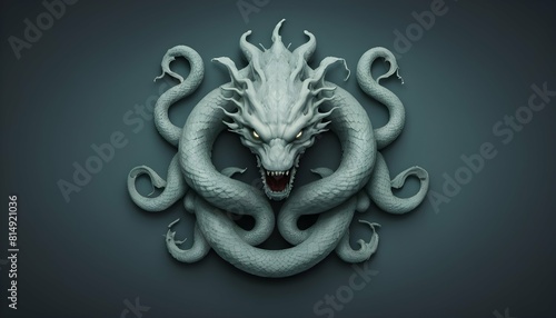 A hydra icon with multiple heads