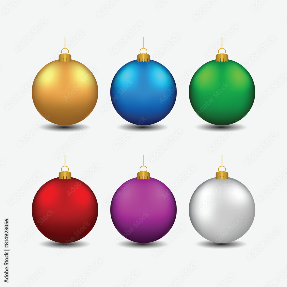 christmas ball 3d color full element christmas ball 3d color full element