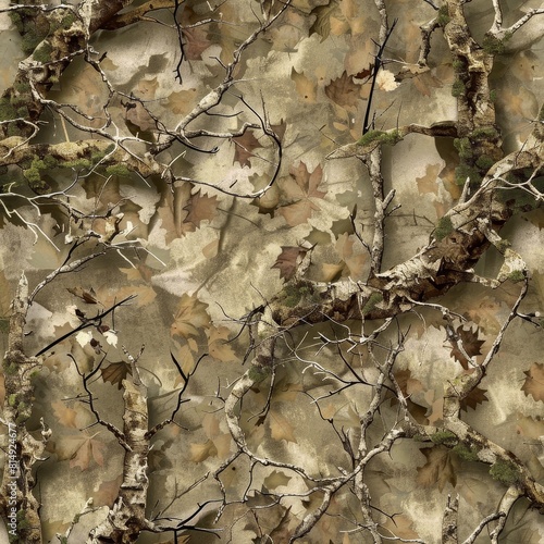Camouflage Seamless Pattern Background