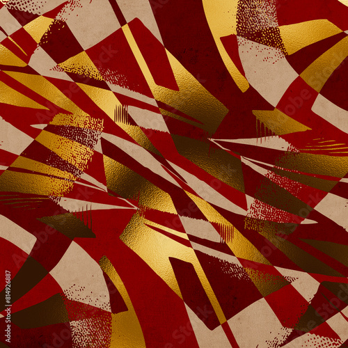 Wallpaper Mural Abstract art. Artistic illustration for printing. The Art of the Golden Wall. Modern interior design. Vintage grunge old . Torontodigital.ca